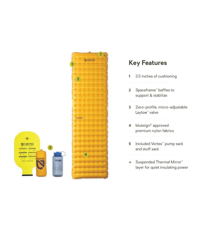 NEMO Equipment Tensor Trail Ultralight Insulated Sleeping Pad