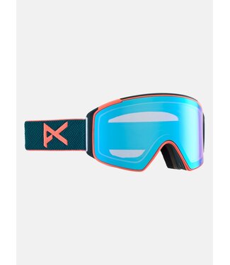 Anon M4S Goggles (Cylindrical) + Bonus Lens + MFI® Face Mask Deep Emerald/PVB
