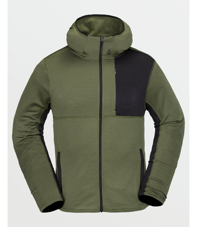 Volcom Mens Gridlock Full Zip Fleece