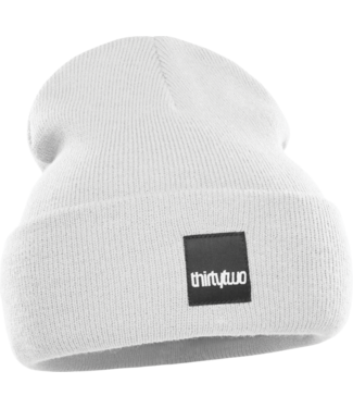 thirtytwo PATCH BEANIE WHITE