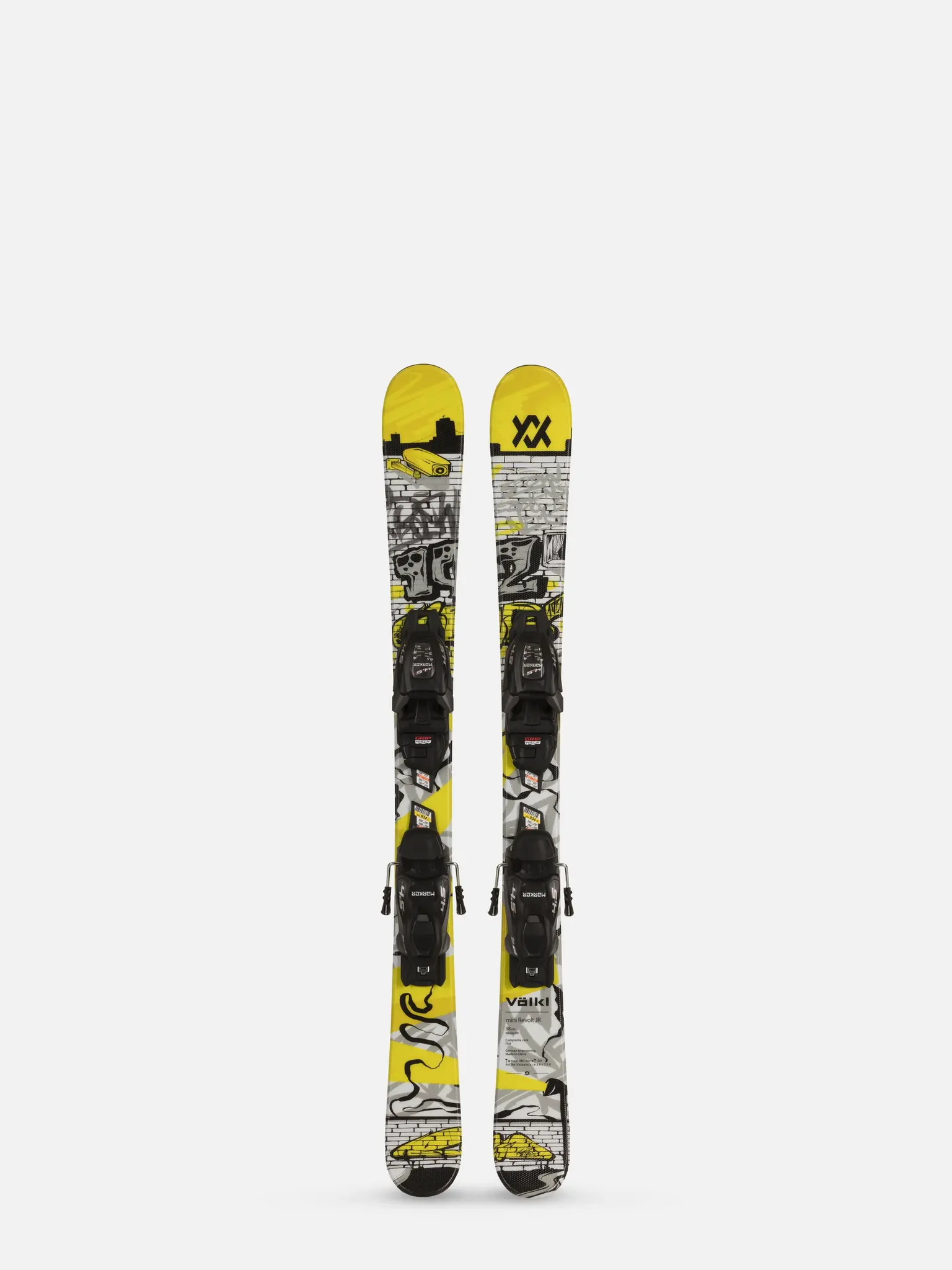 Volkl Mini Revolt Jr+ 4.5 VMotion Jr Kids Skis - 701 Cycle and Sport