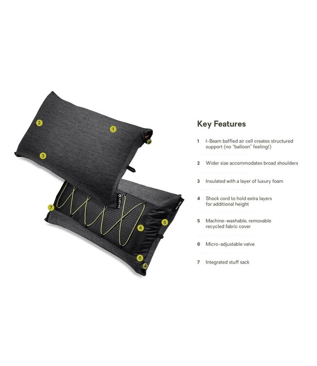NEMO Equipment Fillo™ Wide Camping Pillow