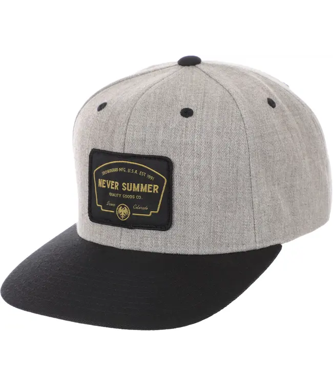 Never Summer Industries NS Quality Goods Snapback Hat