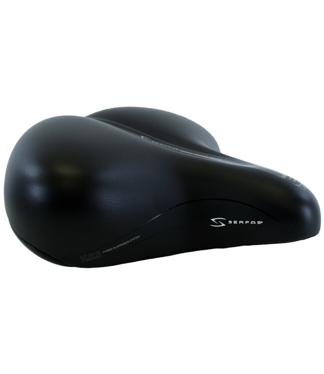Serfas E-Gel Cruiser Elastomer/Vinyl Saddle