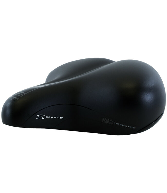 Serfas E-Gel Cruiser Elastomer/Vinyl Saddle