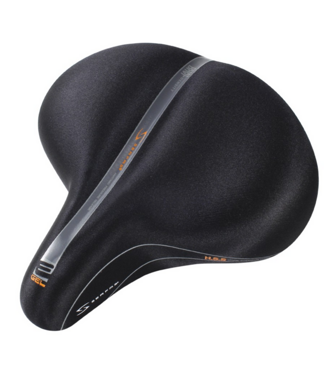 Serfas E-Gel Cruiser Elastomer/Lycra Saddle