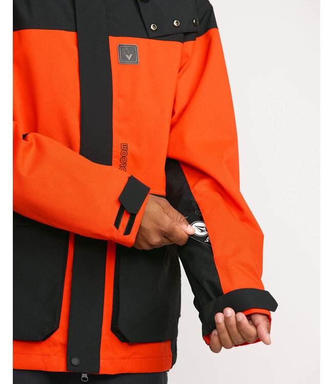 Volcom KLEVELAND JACKET Orange Shock