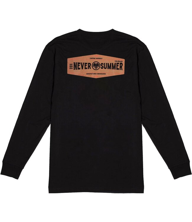 Never Summer Industries HANDBUILT LONG SLEEVE TEE