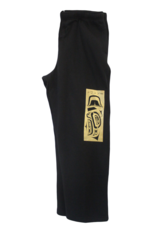 Mike Forbes Black Sweat Pants - Gold Design
