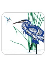 Canadian Art Prints Hummingbird & Heron Coaster
