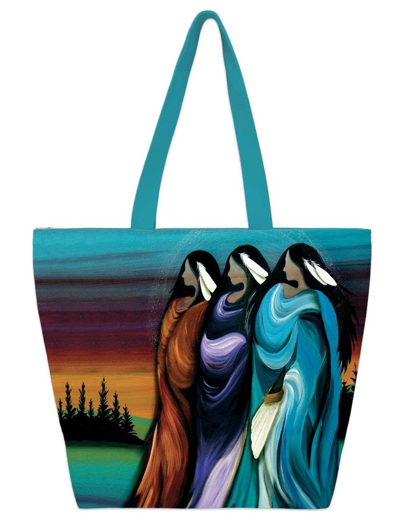 Canadian Art Prints Canvas Tote Three Sisters