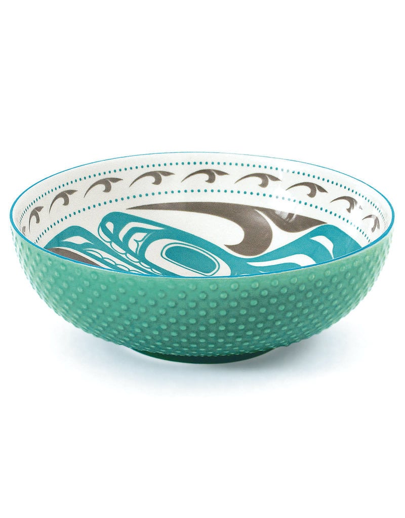Native Northwest Porcelain Art Bowl (Large) 9.5"