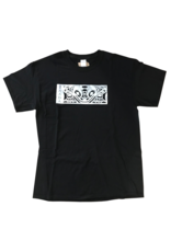 Native Northwest Metallic Screen Printed T-Shirt Black S