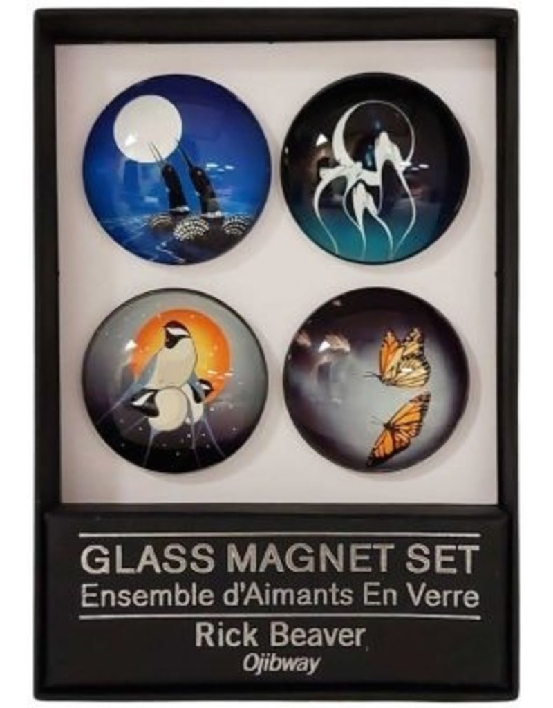 Canadian Art Prints Glass Magnet Set