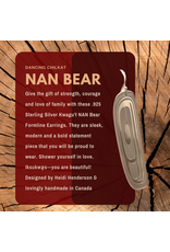 Heidi Henderson Nan Bear Silver Earring - Large