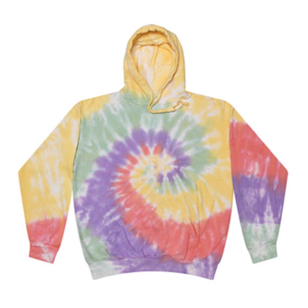 Hip and Bone îLESONIQ 2022 Tie-Dye Yellow Hoodie