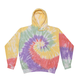 Hip and Bone îLESONIQ 2022 Tie-Dye Yellow Hoodie