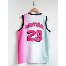 Ile Soniq Gradient Pink îLESONIQ 2023 Basketball Jersey