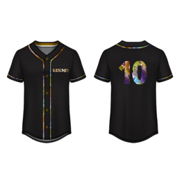 Ile Soniq Chandail de baseball à coutures multicolores îLESONIQ