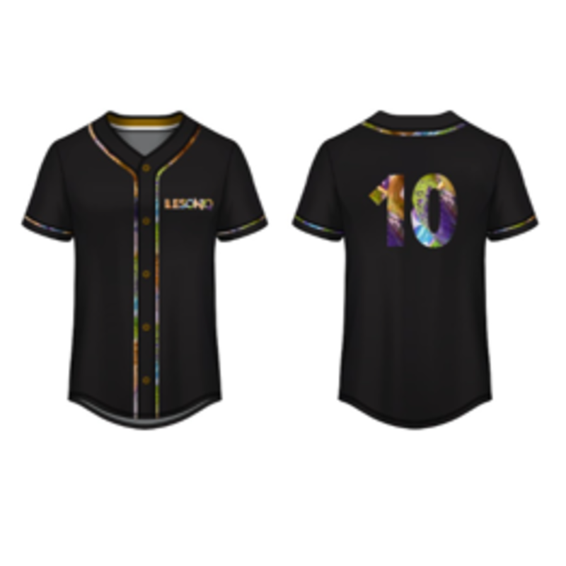Ile Soniq Chandail de baseball à coutures multicolores îLESONIQ