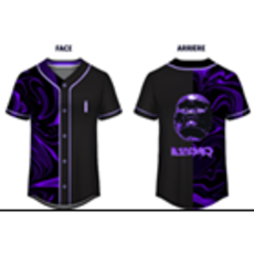 Ile Soniq îLESONIQ Purple Wave Baseball Jersey