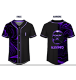 Ile Soniq Chandail de baseball "Purple Wave" îLESONIQ