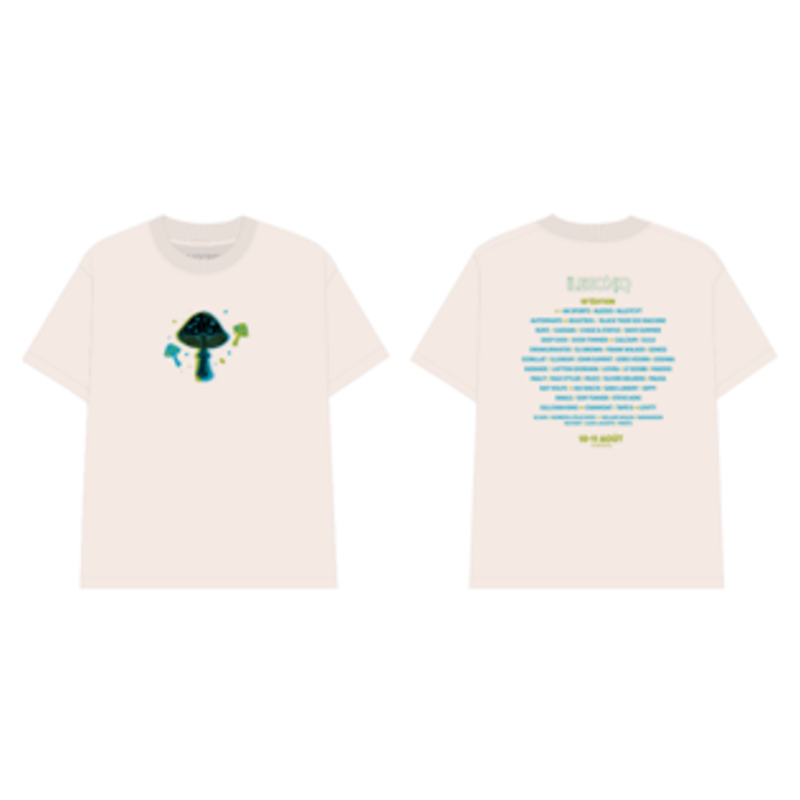 Ile Soniq TUIS0013 T-SHIRT ÎLE SONIQ 2025 CHAMPIGNON LINEUP