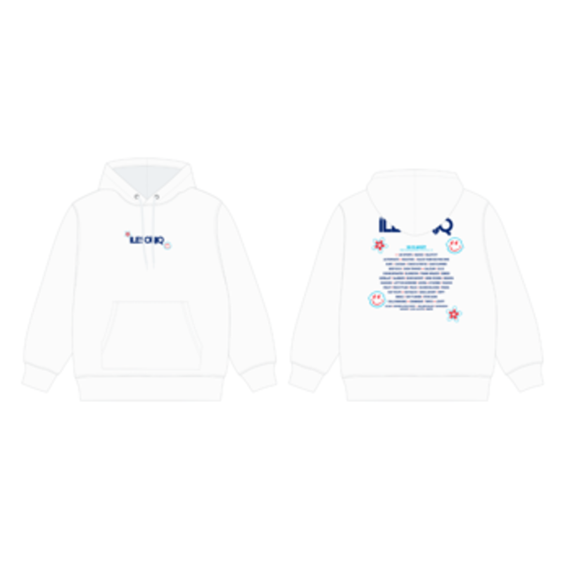 Ile Soniq OUIS0015 OUATÉ ÎLE SONIQ 2025 HOODIE LINEUP EMOJI