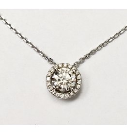 Halo Diamond Pendant