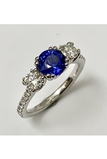 Noam Carver Sapphire & Diamond Ring 14KW