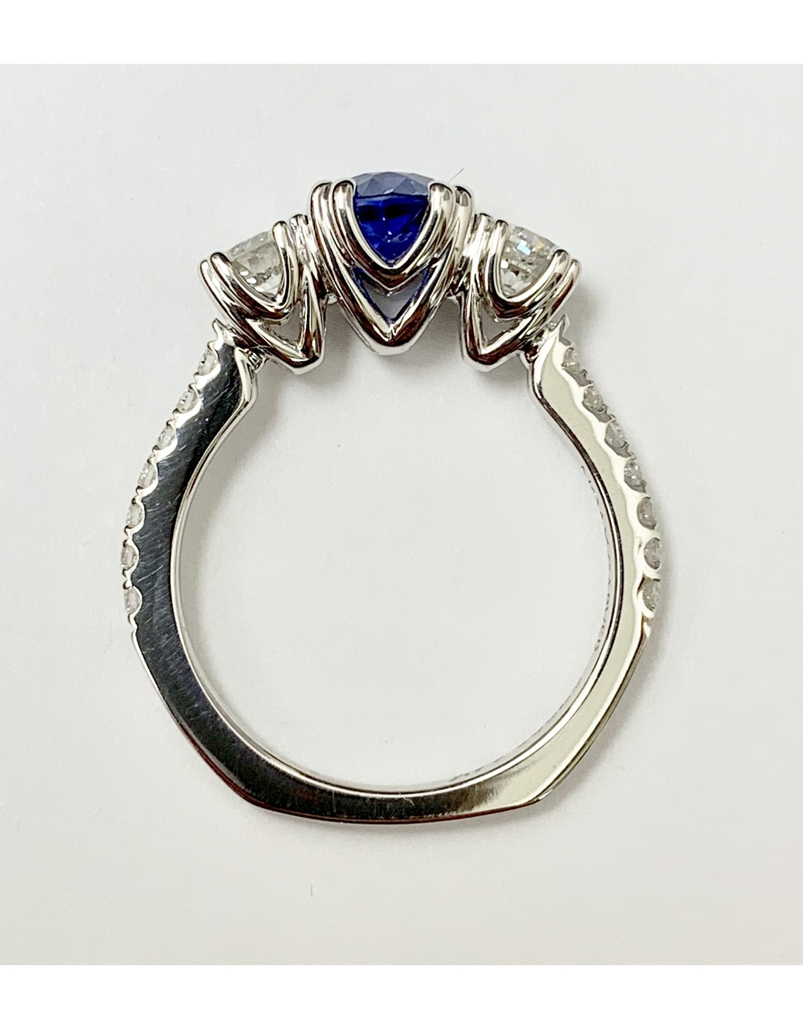Noam Carver Sapphire & Diamond Ring 14KW