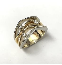 Fancy 3x Diamond Ring