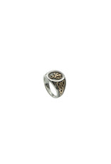 Keith Jack Rampant Lion Ring SS/10KY