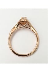 Double Halo Diamond Ring 10KR