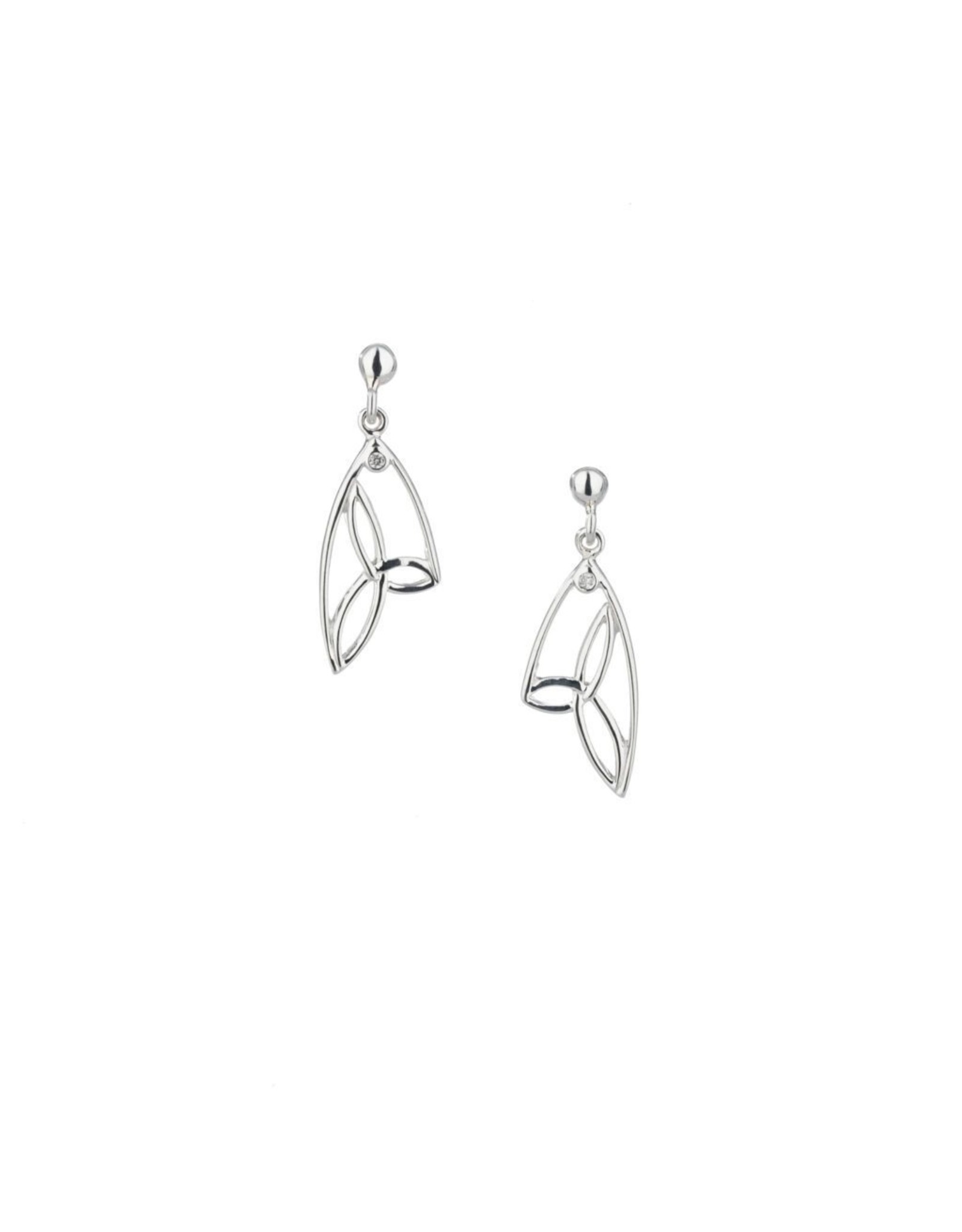 Keith Jack Trinity Butterfly Wing Earrings SS