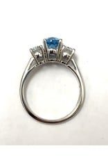 Triple Oval Topaz Ring 10KW