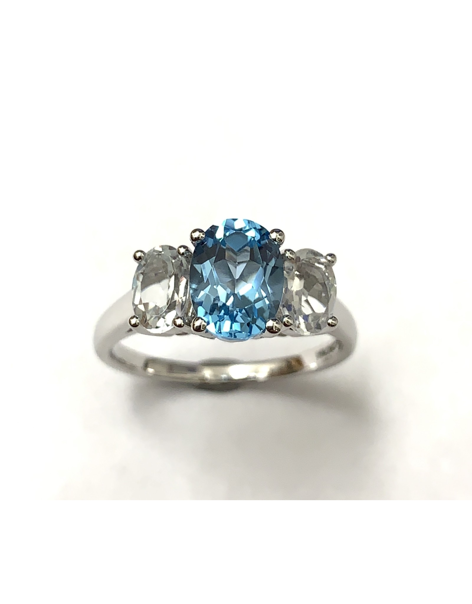 Triple Oval Topaz Ring 10KW