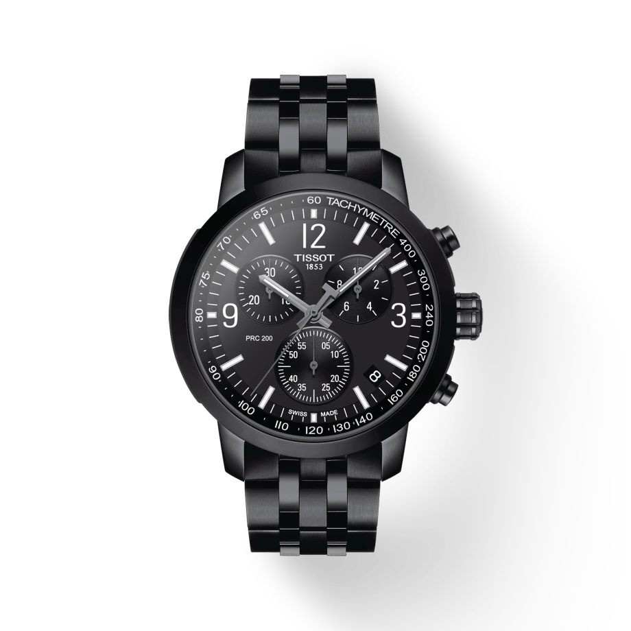TISSOT PRC 200 クロノグラフ ブラック Tissot PRC200 Chronograph Black - Forest of Jewels