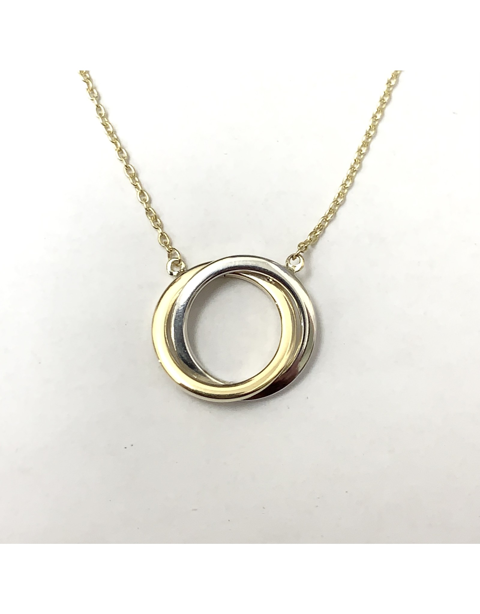 Double Circle Necklace 10KWY