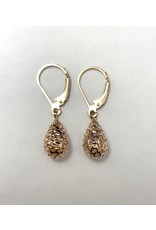 Fancy Drop Earrings 14KR