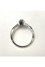 Custom Solitaire Bi-Colour Tourmaline Ring 14KW