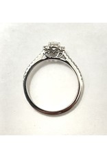 Noam Carver 0.54ctw Fancy Halo Diamond Ring 14KW