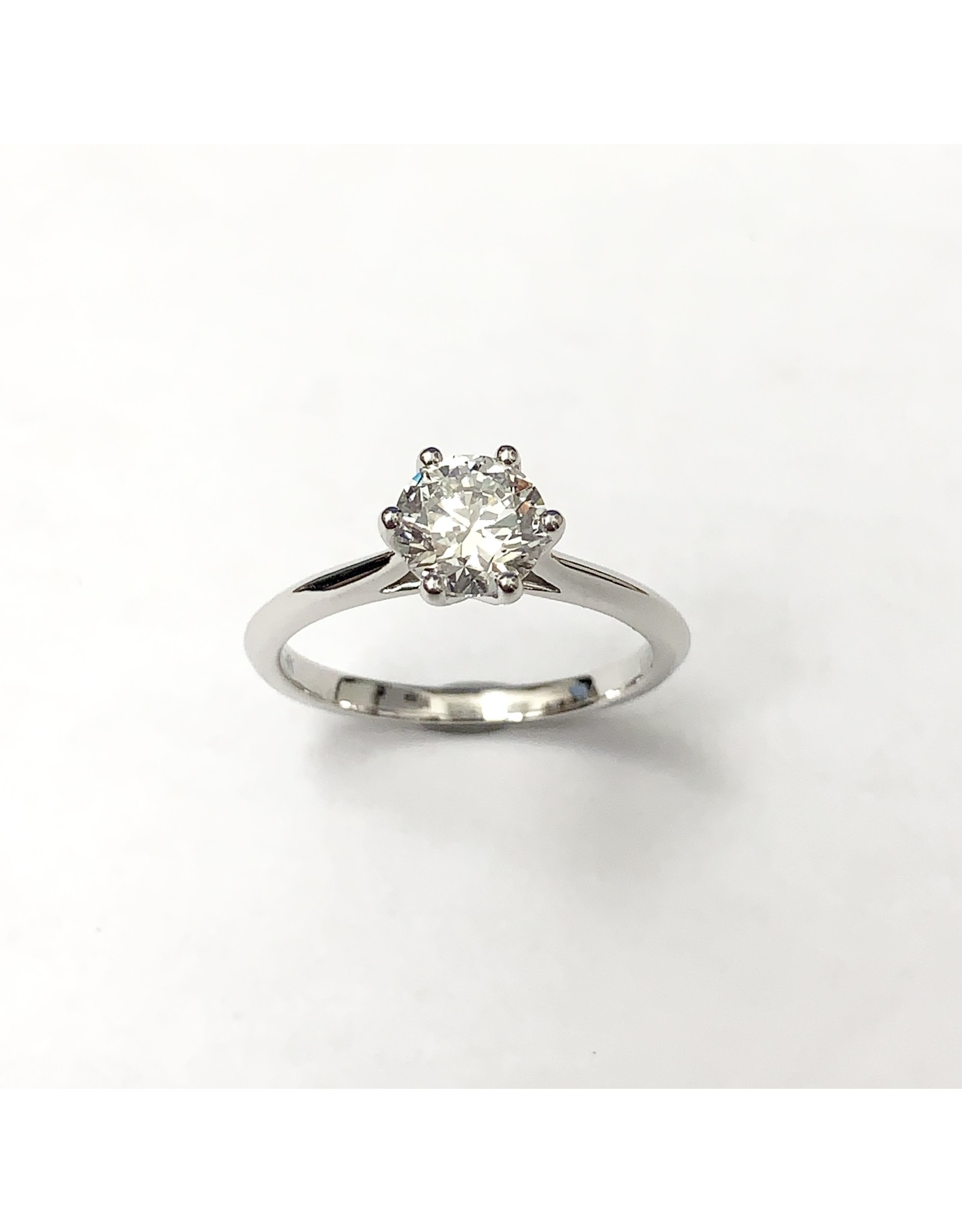 1.00ct Solitaire  Lab Grown Diamond Ring  14KW