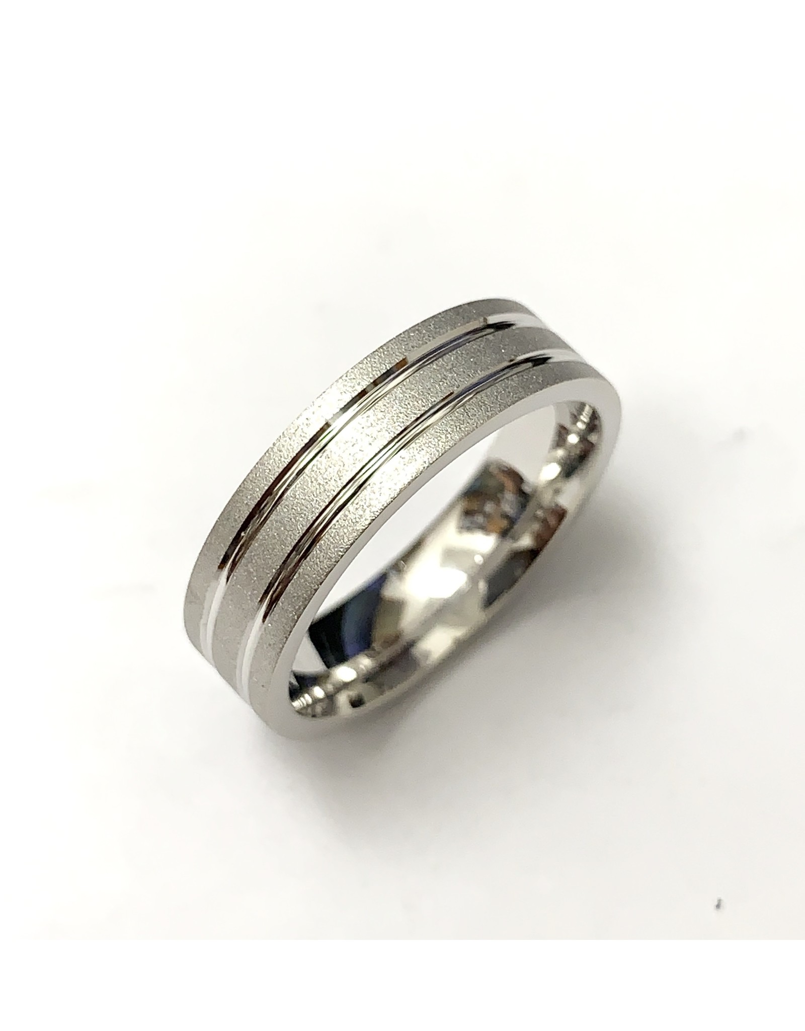 Ribbed Wedding Band 10KW