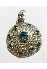 Juvite Topaz Pendant SS/YGP