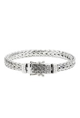 Keith Jack Square Dragon Weave Bracelet SS