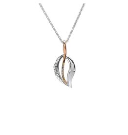 Keith Jack Trinity Knot Leaf Pendant