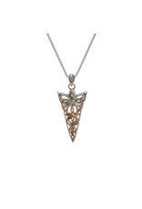 Keith Jack Reversible Butterfly Pendant SS/10KR