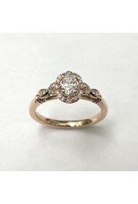Noam Carver Oval Diamond Engagement Ring 14KR