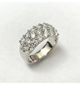 Honeycomb Diamond Ring